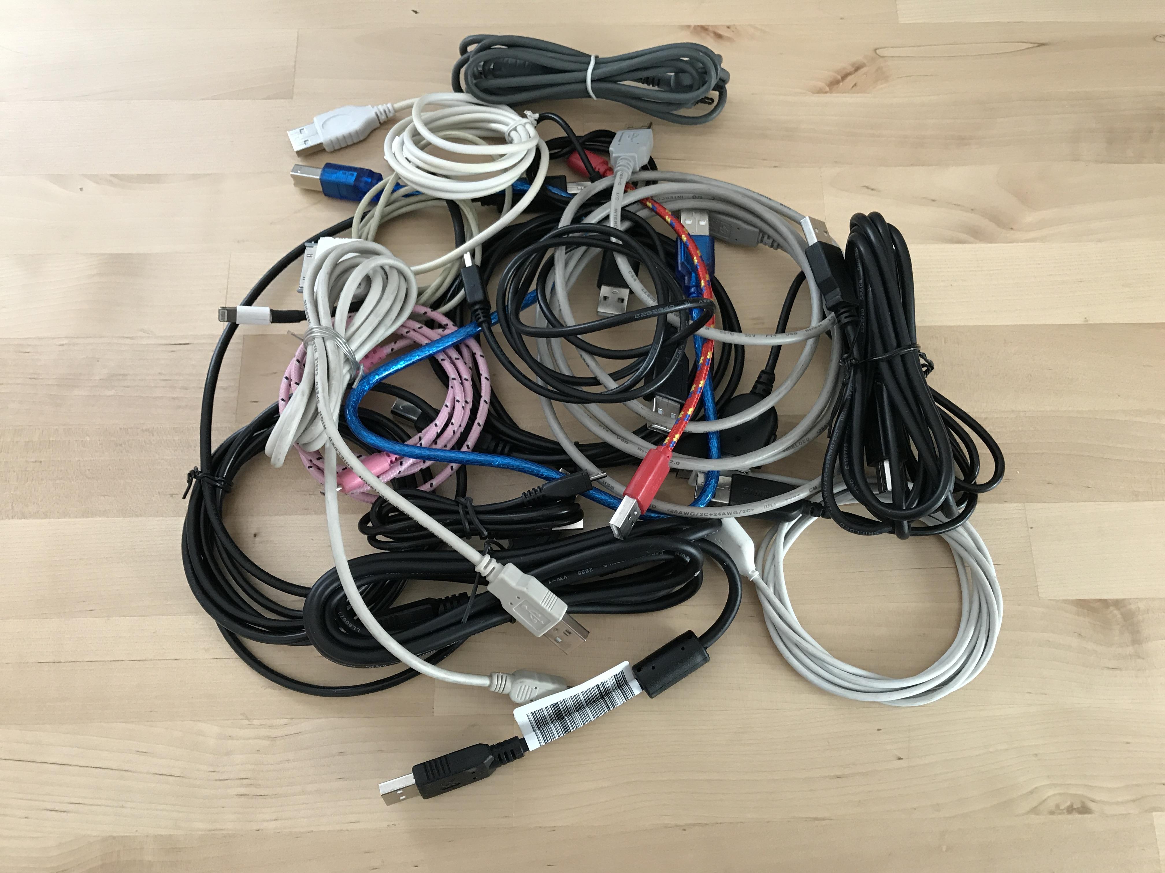 Replacing Batteries (Re)using USB Cables