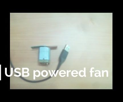 How to Make a USB Fan(DIY)