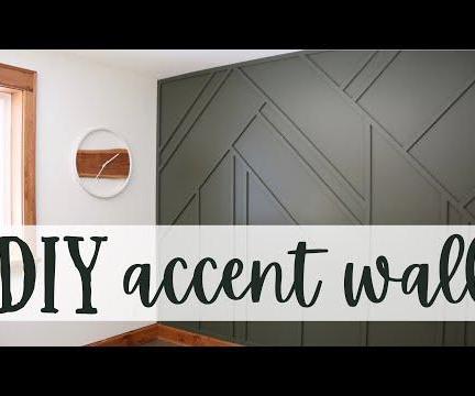 DIY Modern Accent Wall