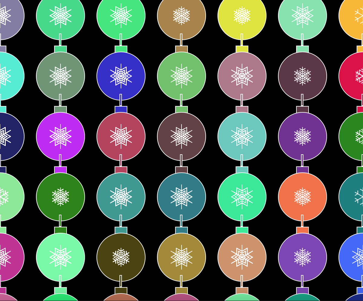 Generative Christmas Baubles 2.0