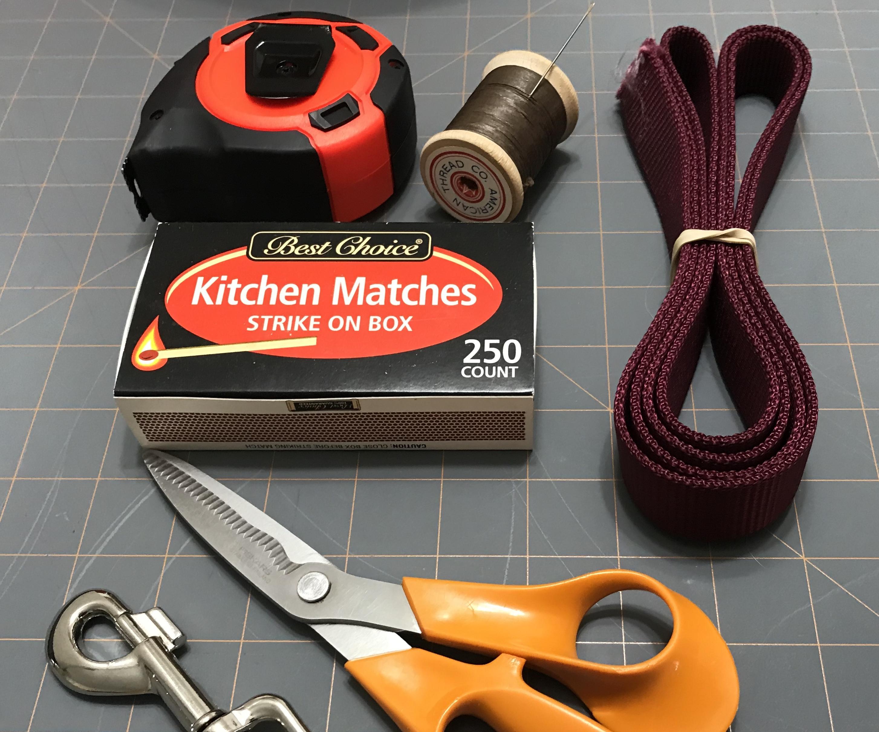 Hand-sewn Nylon Dog Leash