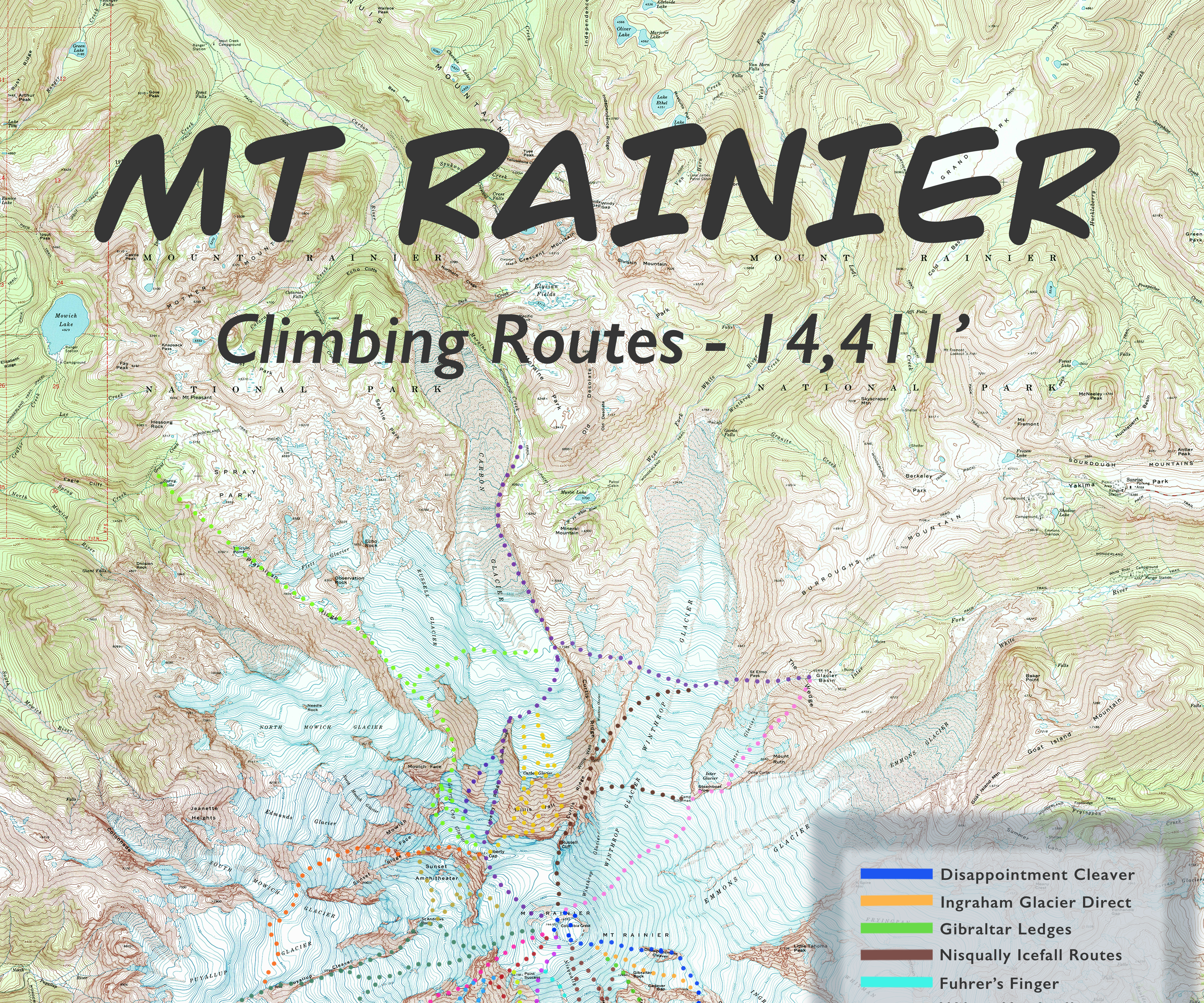 Large Format Custom Trail Maps for Print