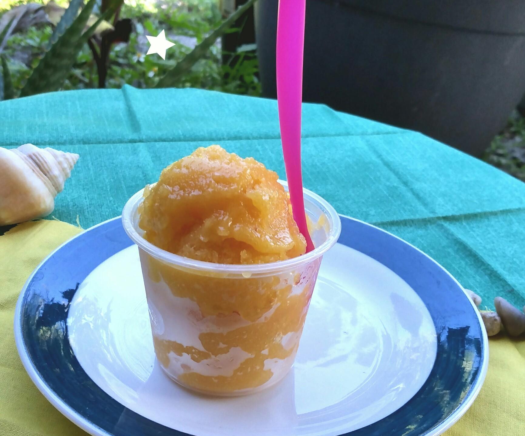 Peach Sorbet Easy Icy
