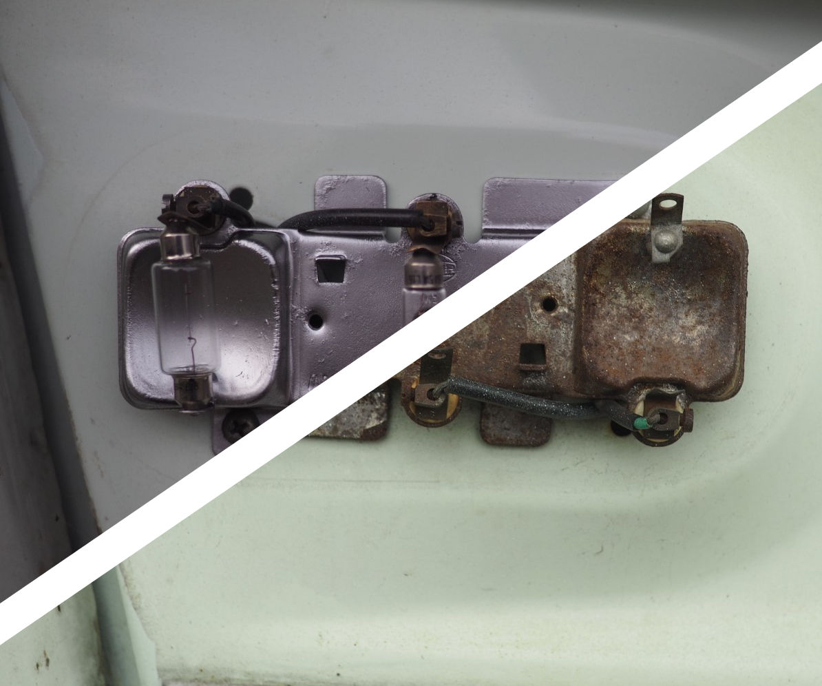 Fix the Reflective Layer on a Rear Light