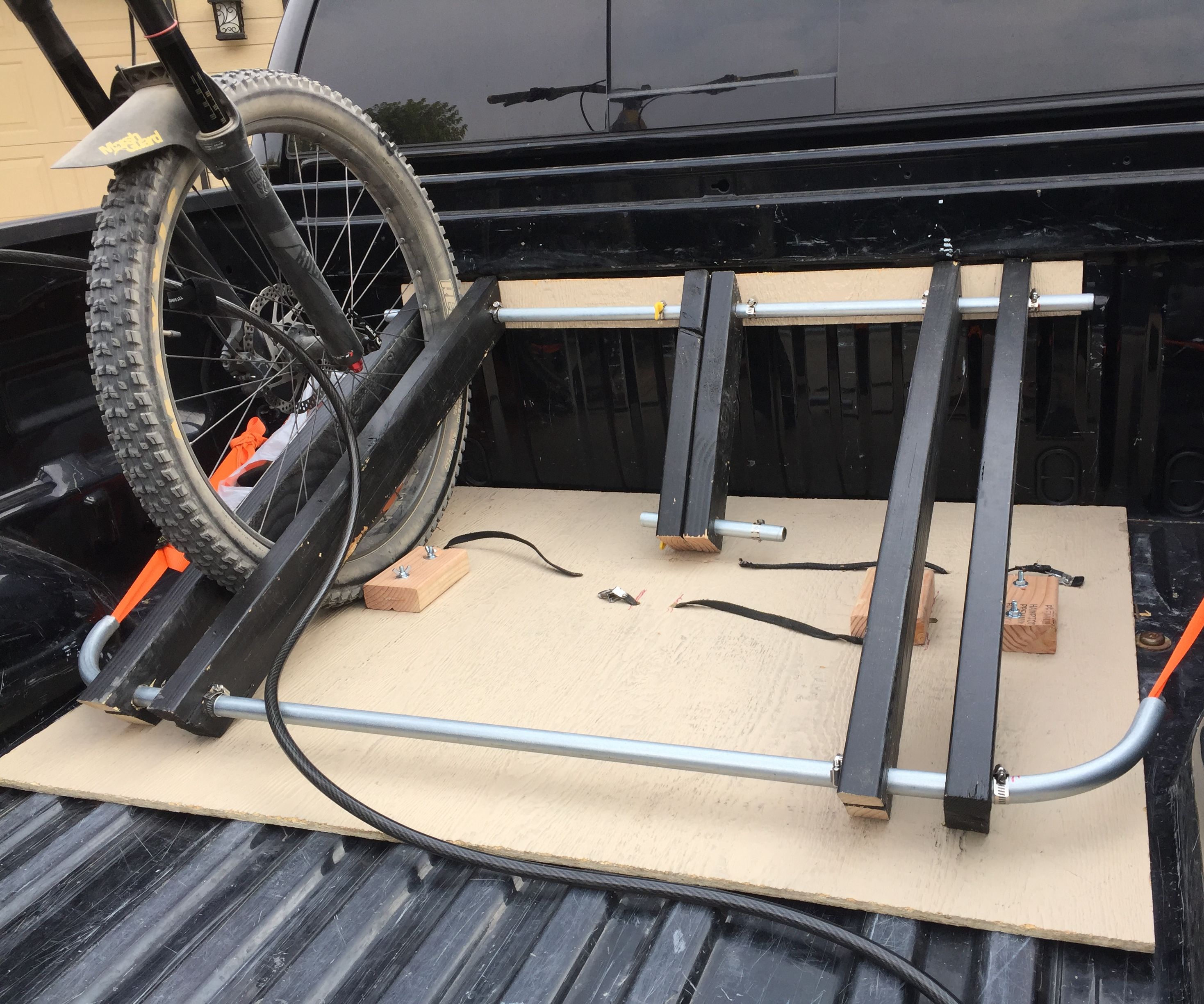 No Straps Truck Bike Rack