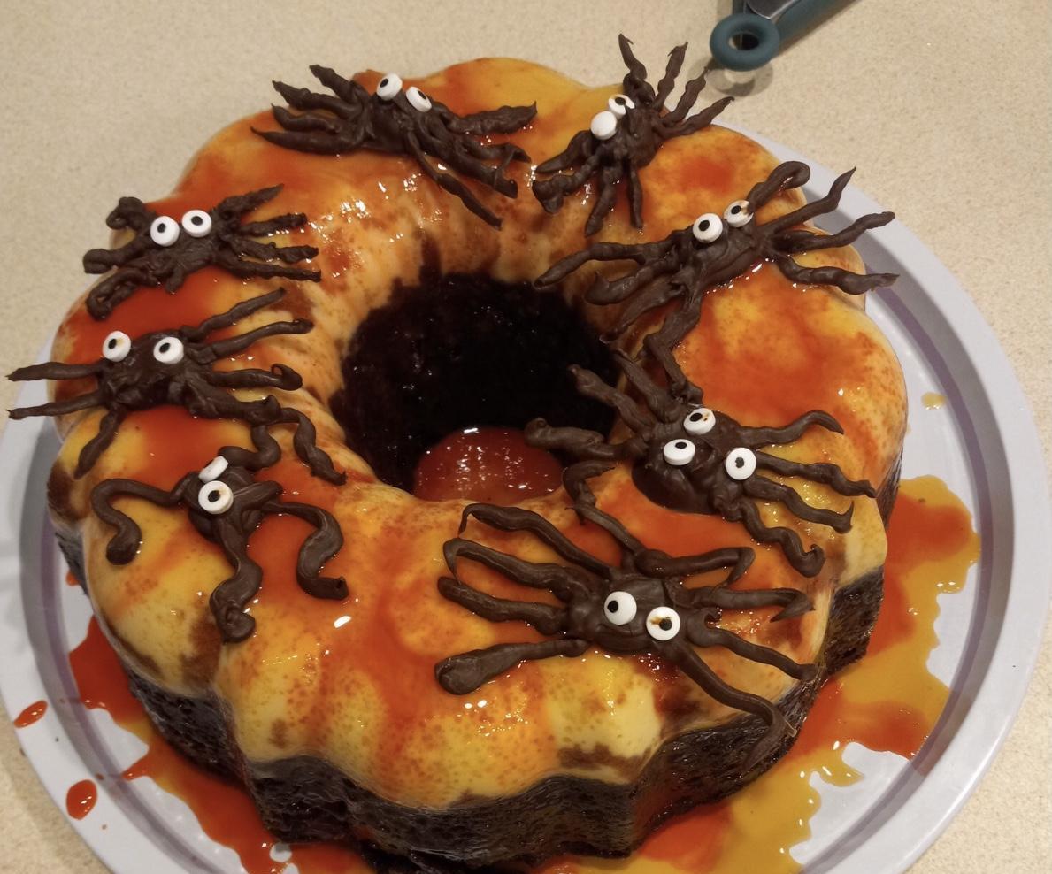 Halloween Themed Chocoflan