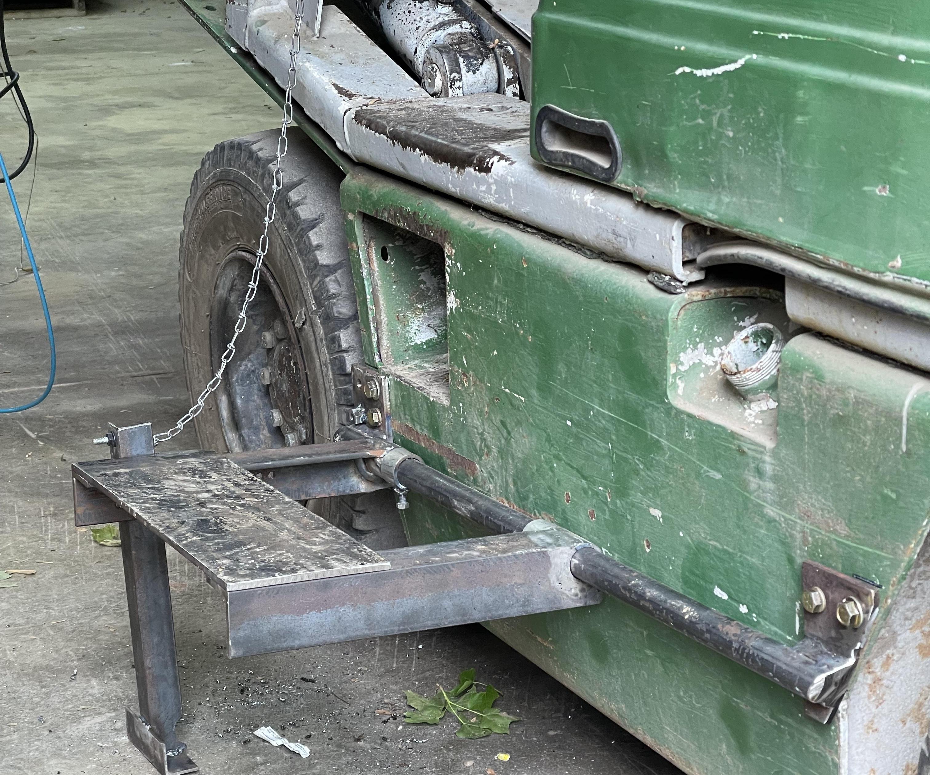 Low Tech Forklift Step