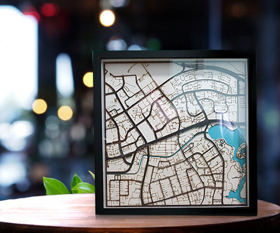 Lasercut: Street Maps