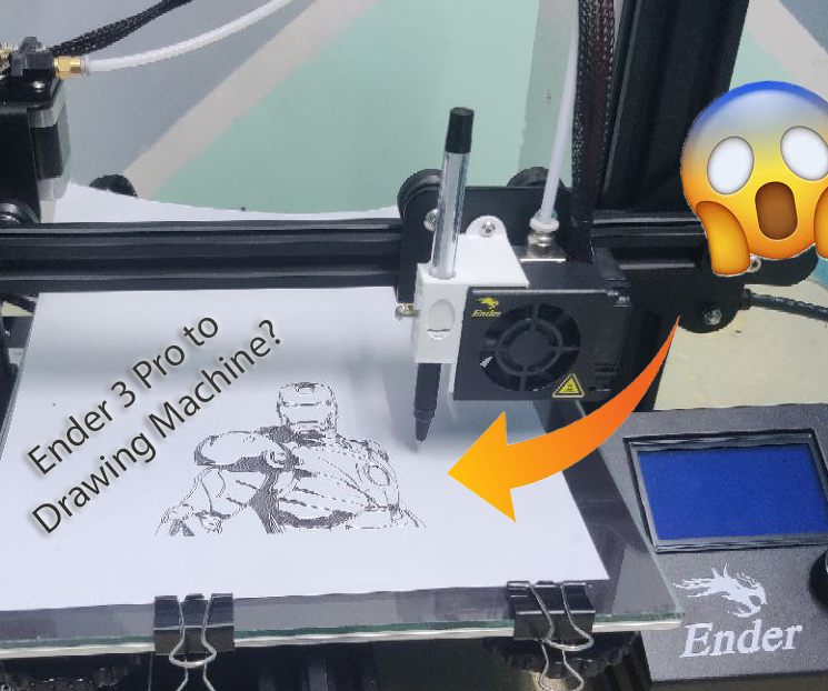 Converting Your 3D Printer to a Drawing Machine for Free?