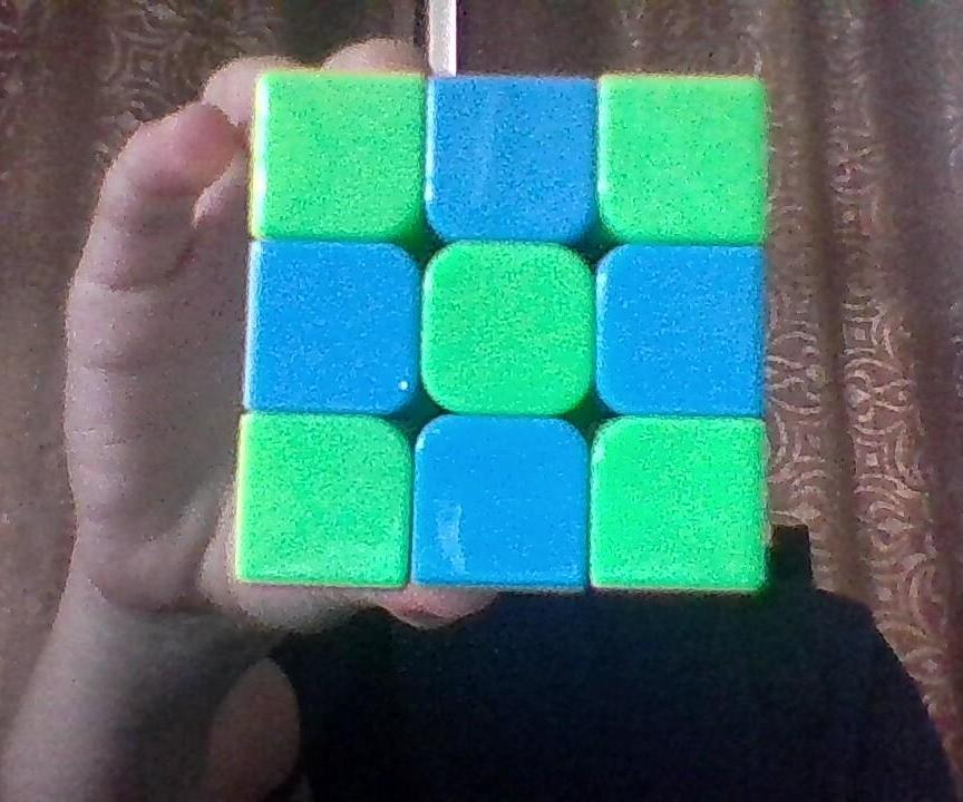 How to Make a Checkerboard Pattern on a Rubik's Cube