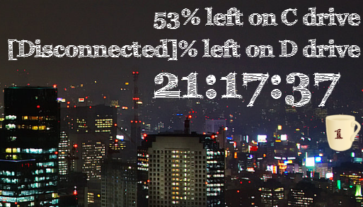 Touchatag+Python+Samurize Coffee Counter