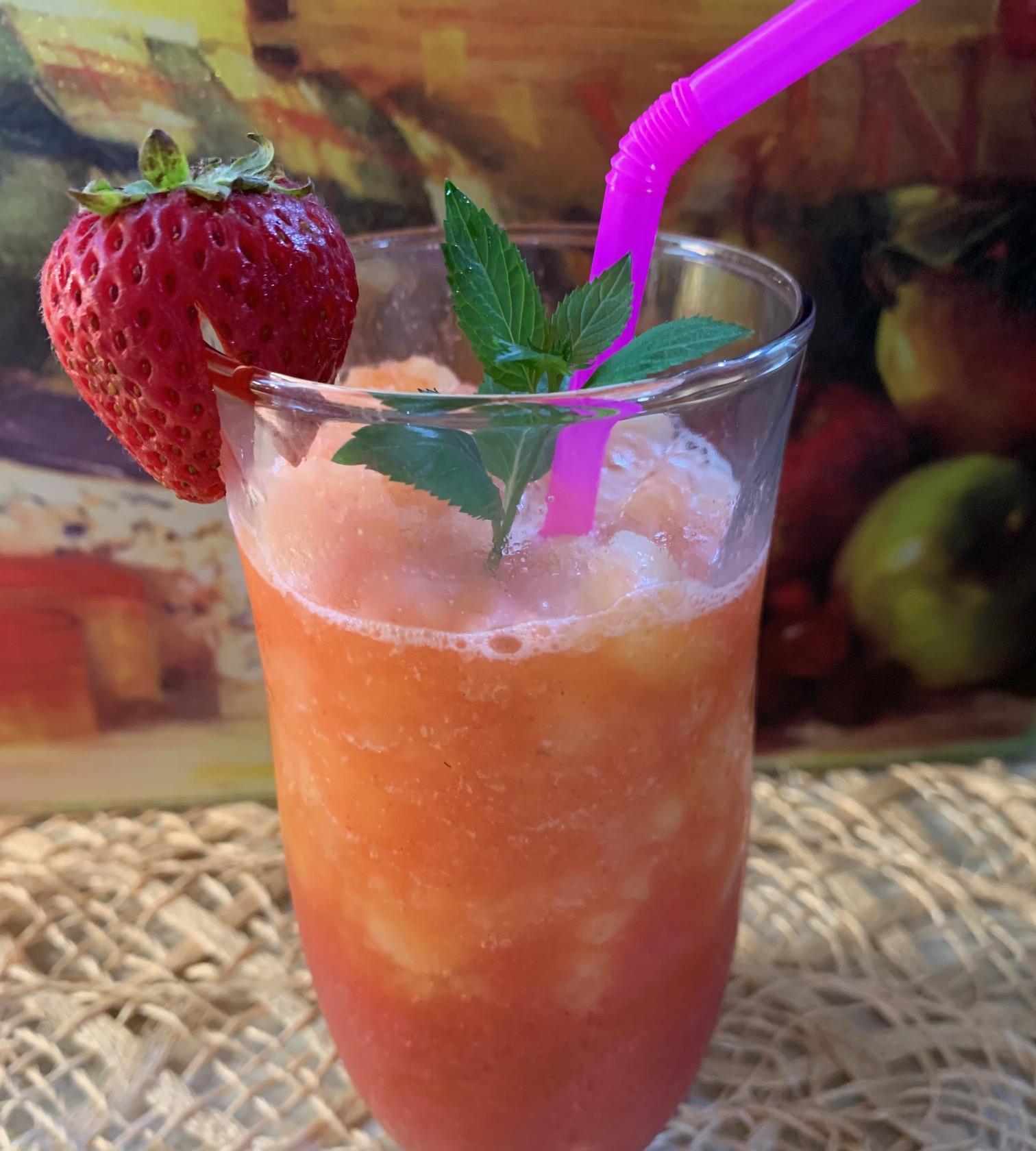 Frozen Strawberry Lemonade Slushies