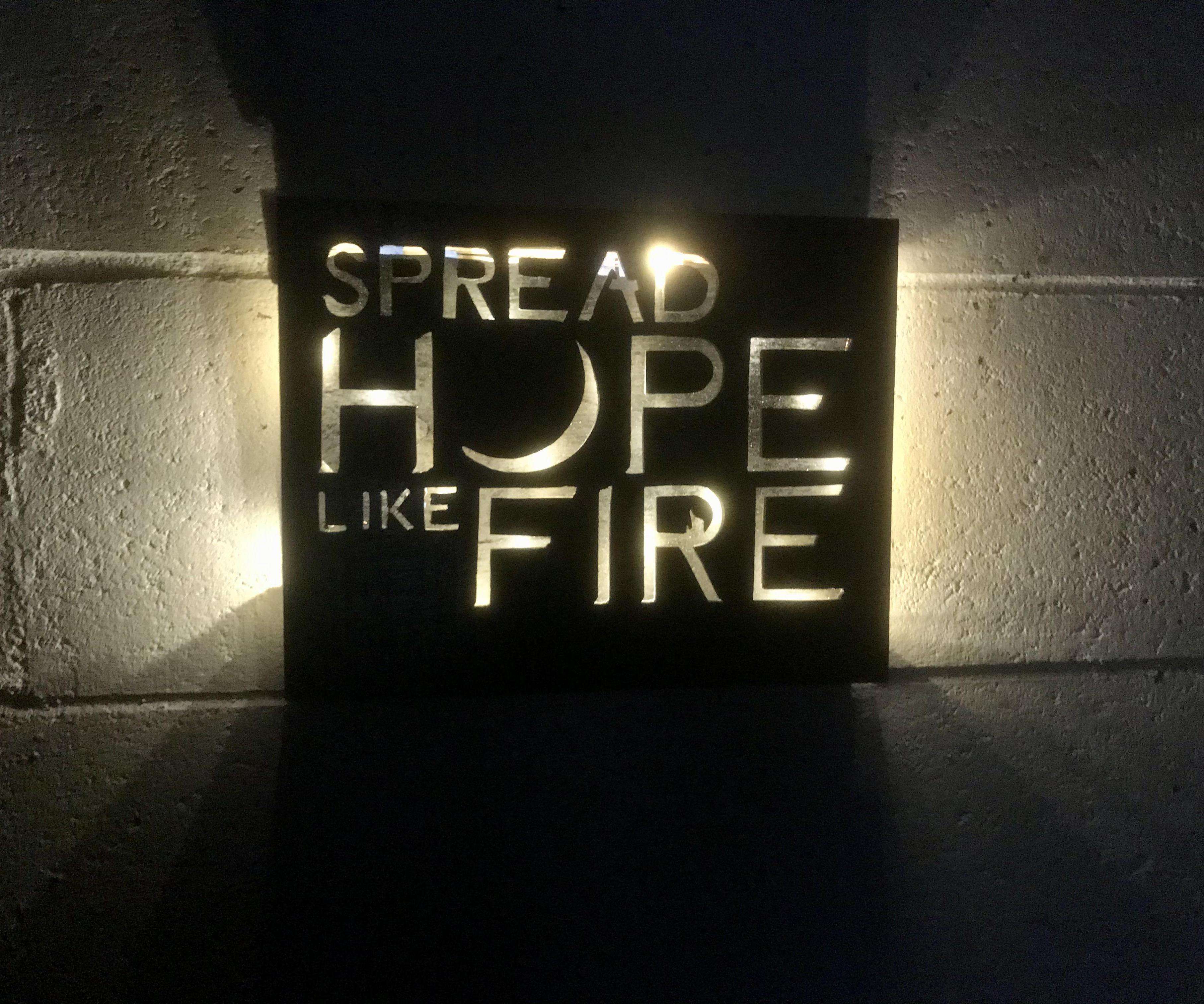 Angels & Airwaves Inspired Sign Using a Scroll Saw