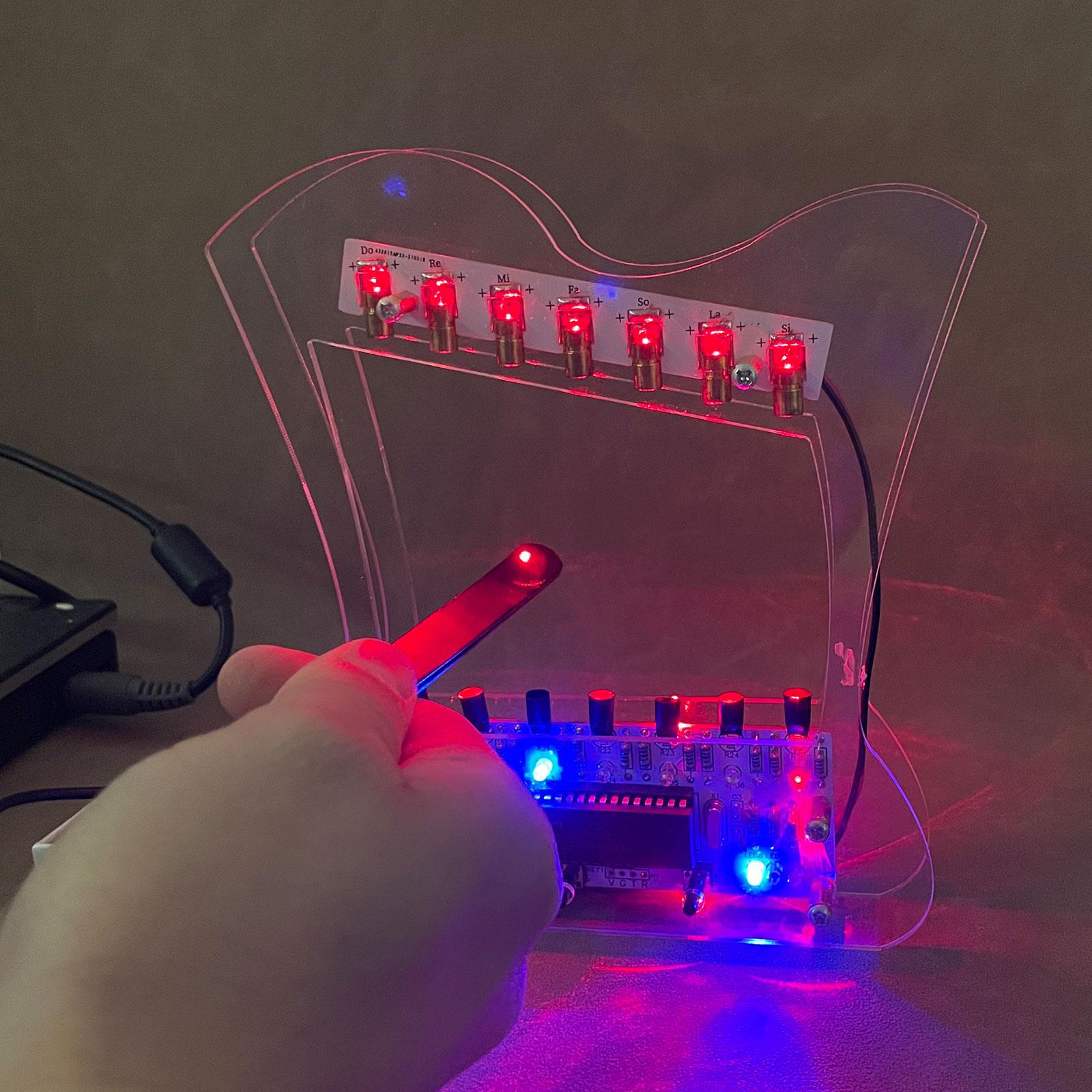 MiOYOOW 7 Strings Lyre Harp Electronic Soldering Practice Kit