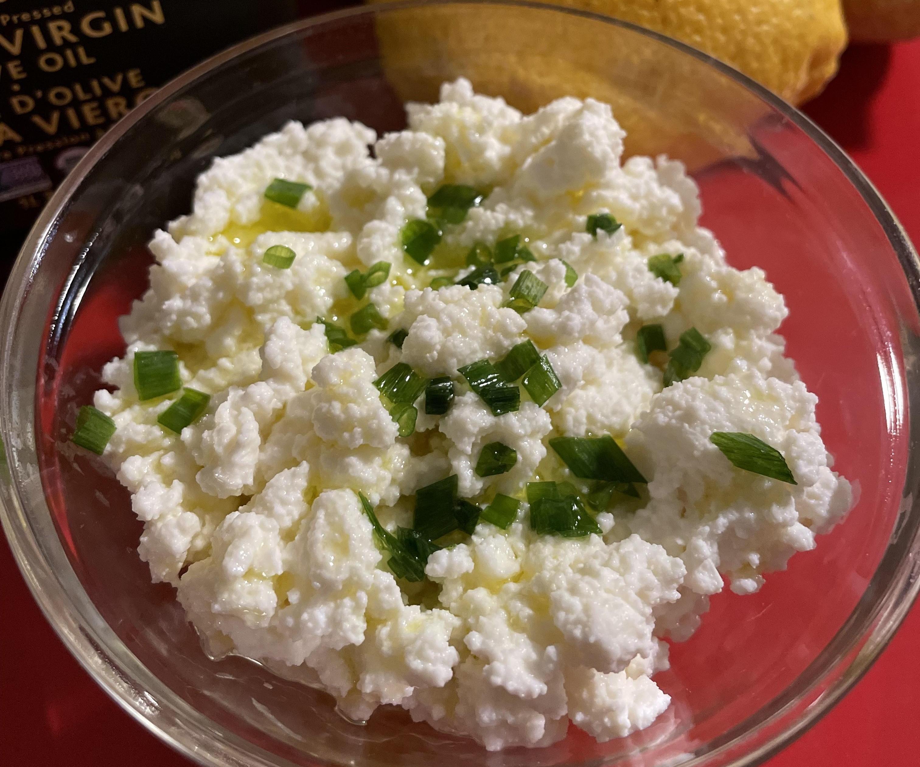 Homemade Creamy Ricotta Cheese