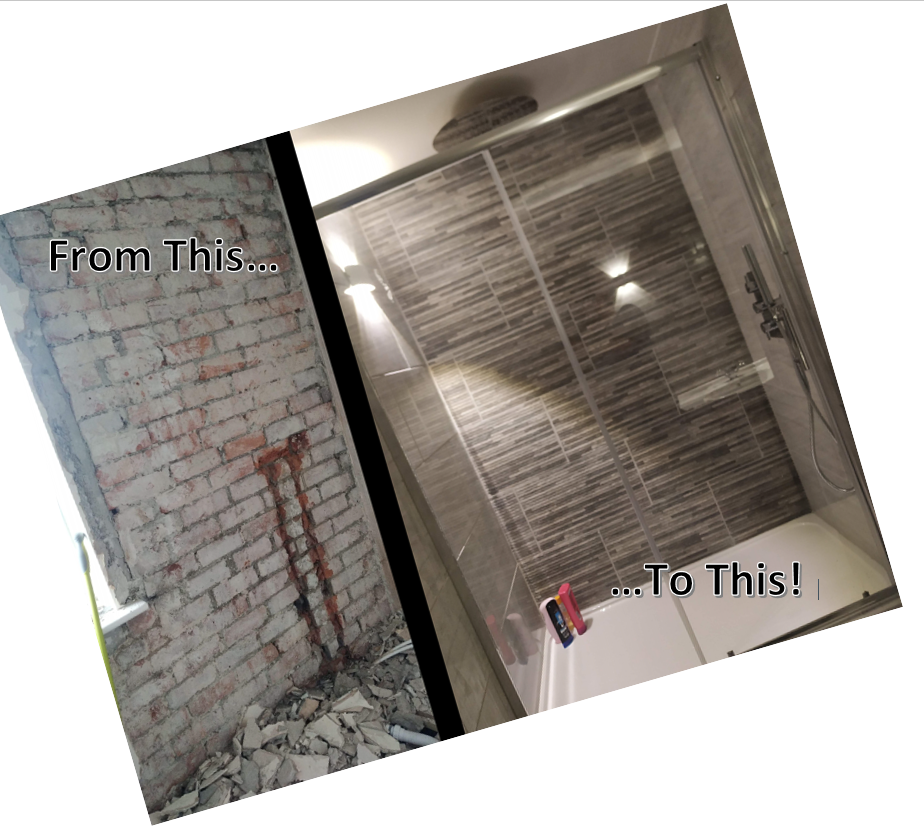 A Shower Worthy of a Boutique Hotel - How to DIY a Bathroom You Can Enjoy