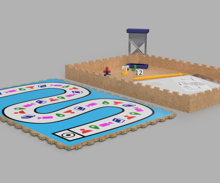 Pictomimic. a Board Game to Fabricate Digitally