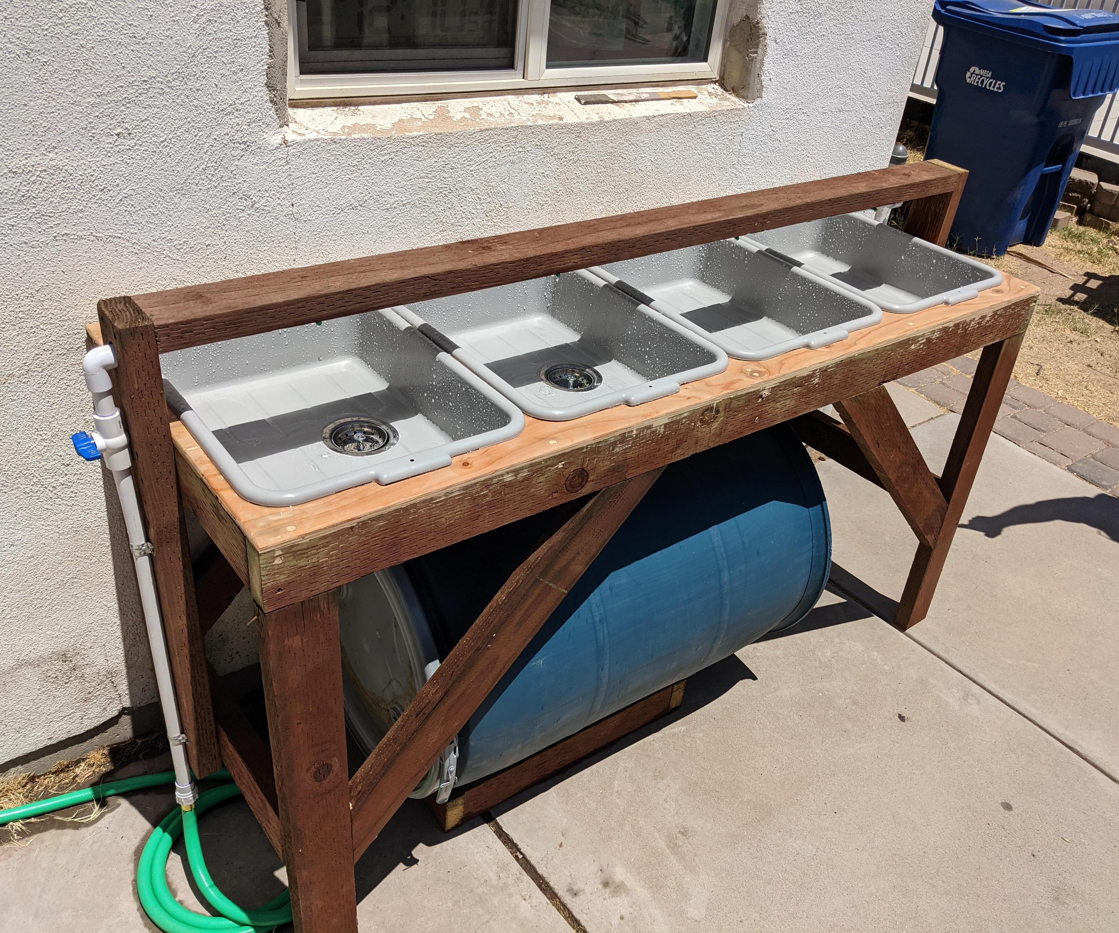 Outdoor Handwashing Station