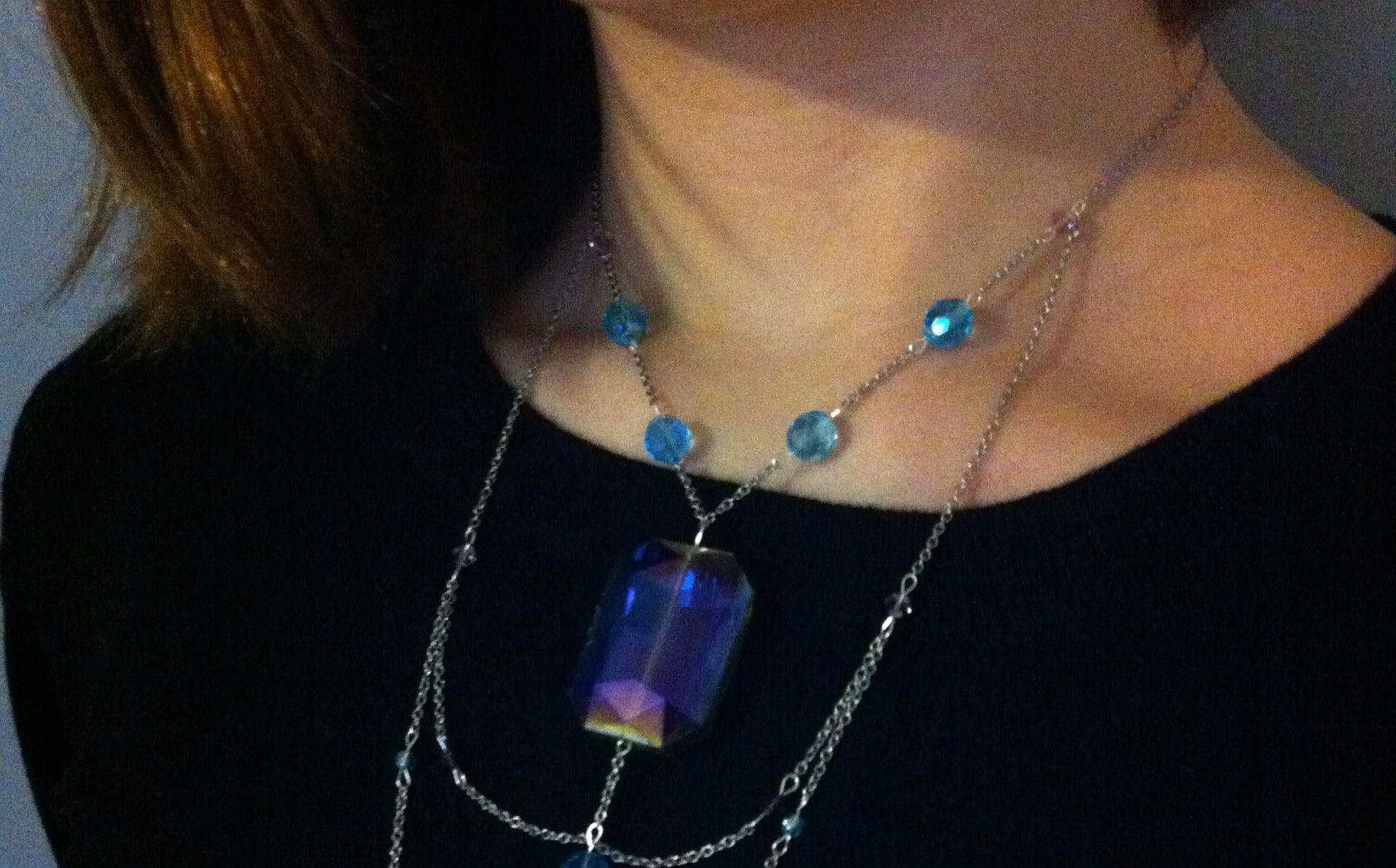 Stained Glass Necklace
