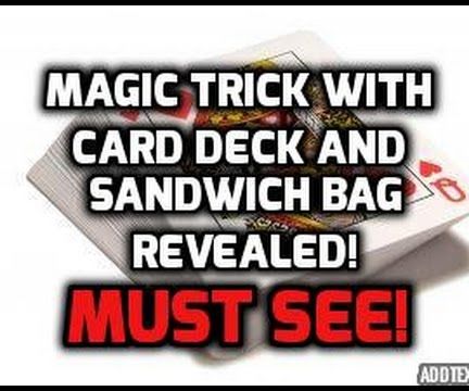 How to Do Awesome Magic Trick With Sandwich Bag