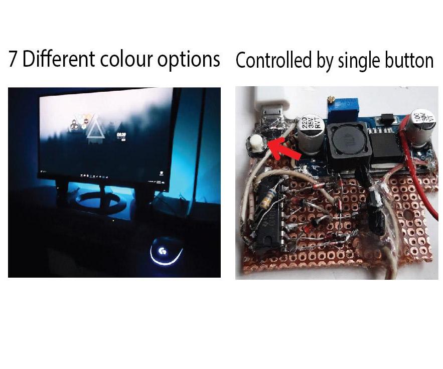 Making 12V LED Strip Controller Run by Mobile Charger & No Microcontroller