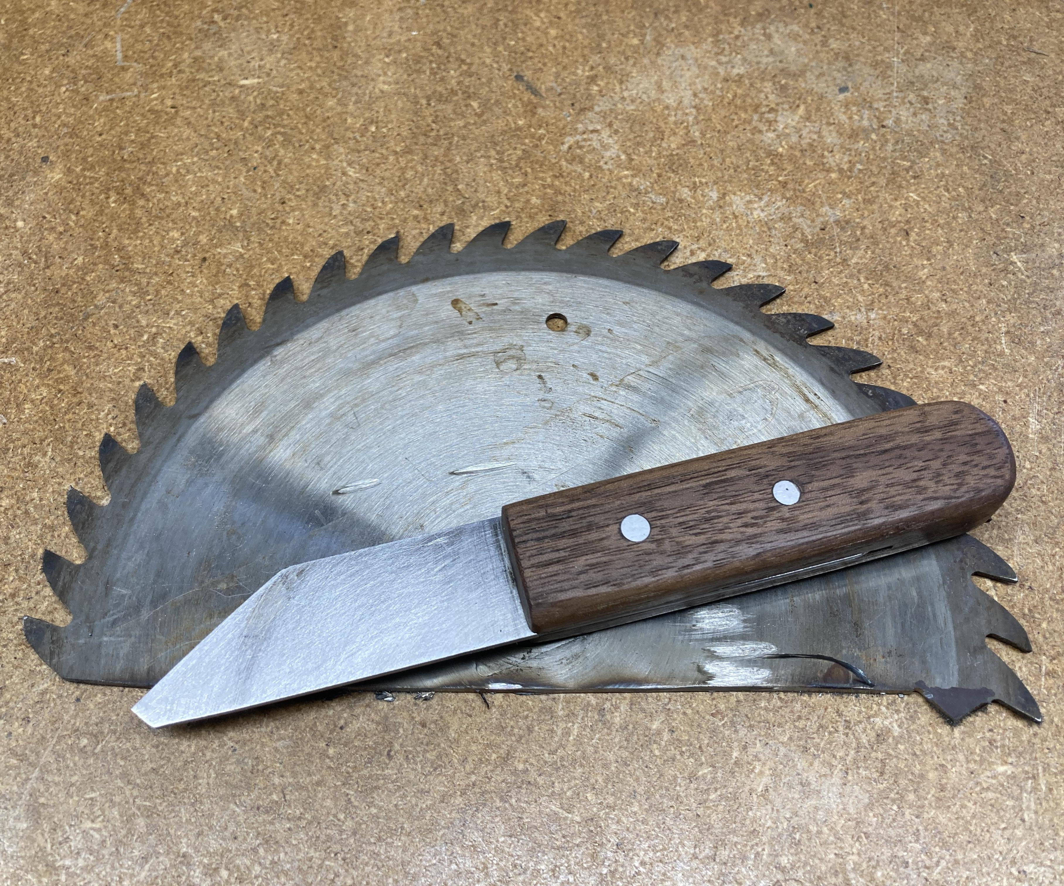 Lathe Parting Tool From Old Circular Saw Blade