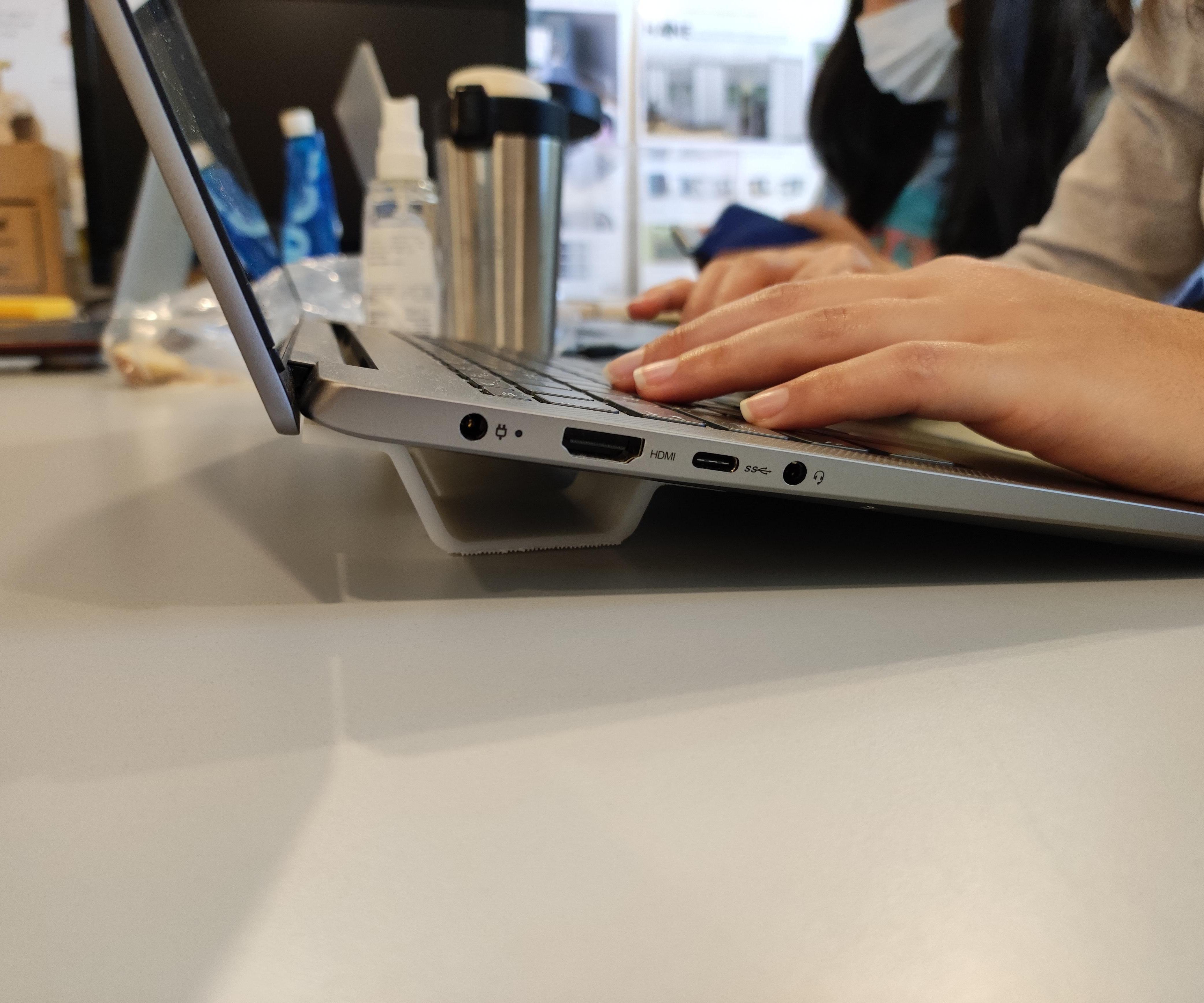 Small Minimal Laptop Stand: One Size Fits All