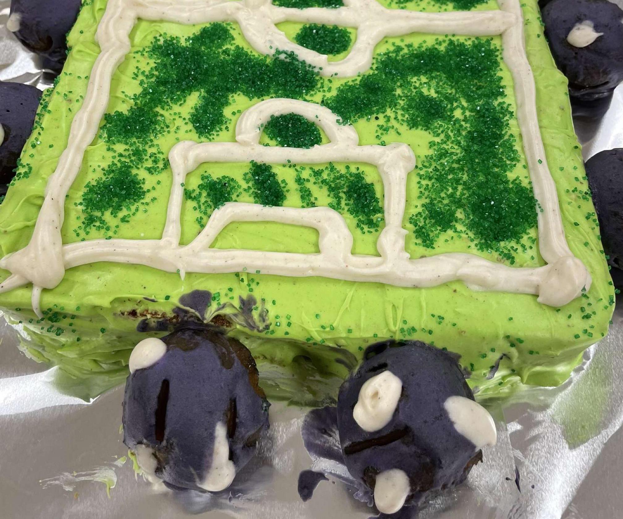 Cake Poppin Soccer Field