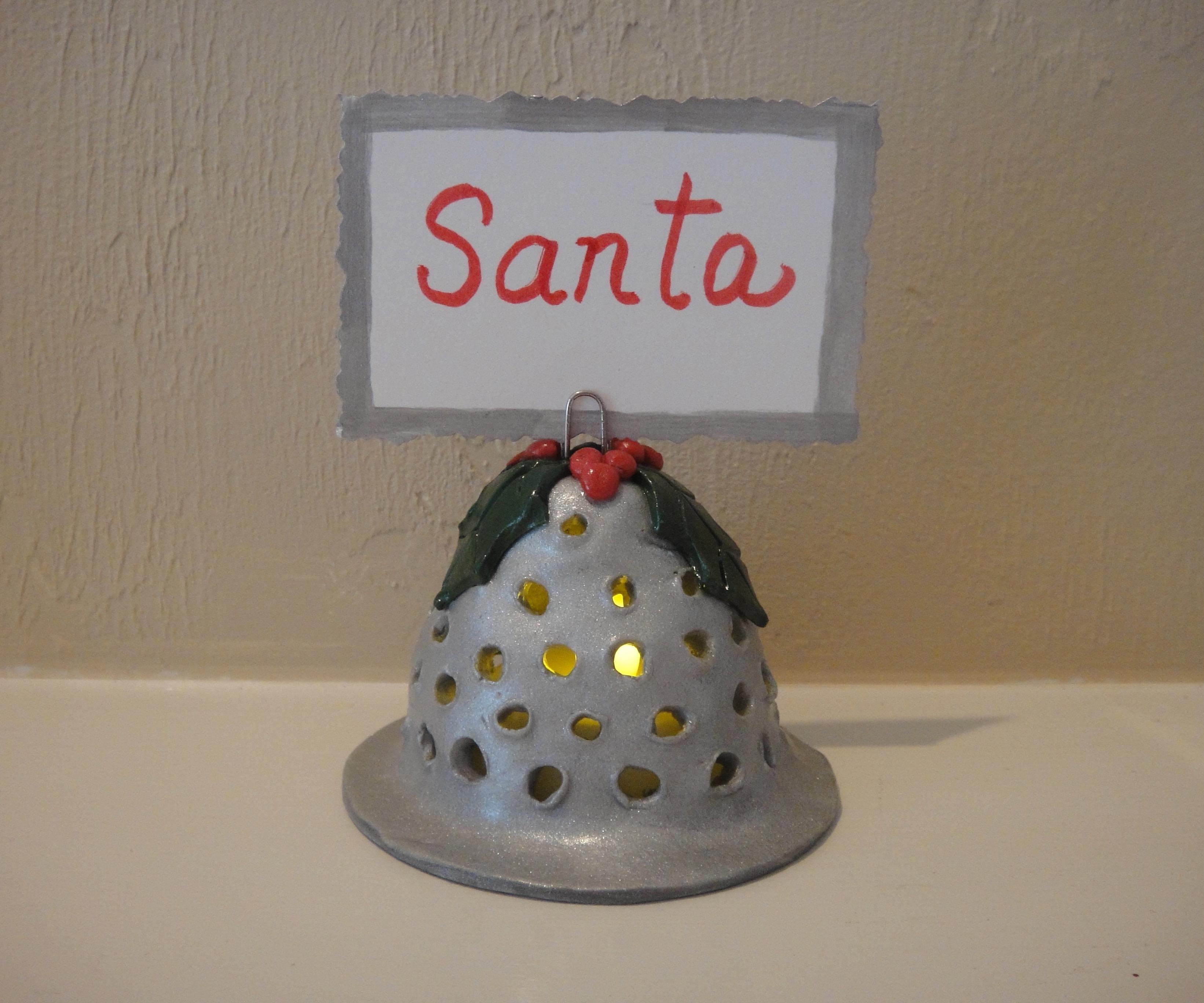 Tealight Bell Place Card Holder