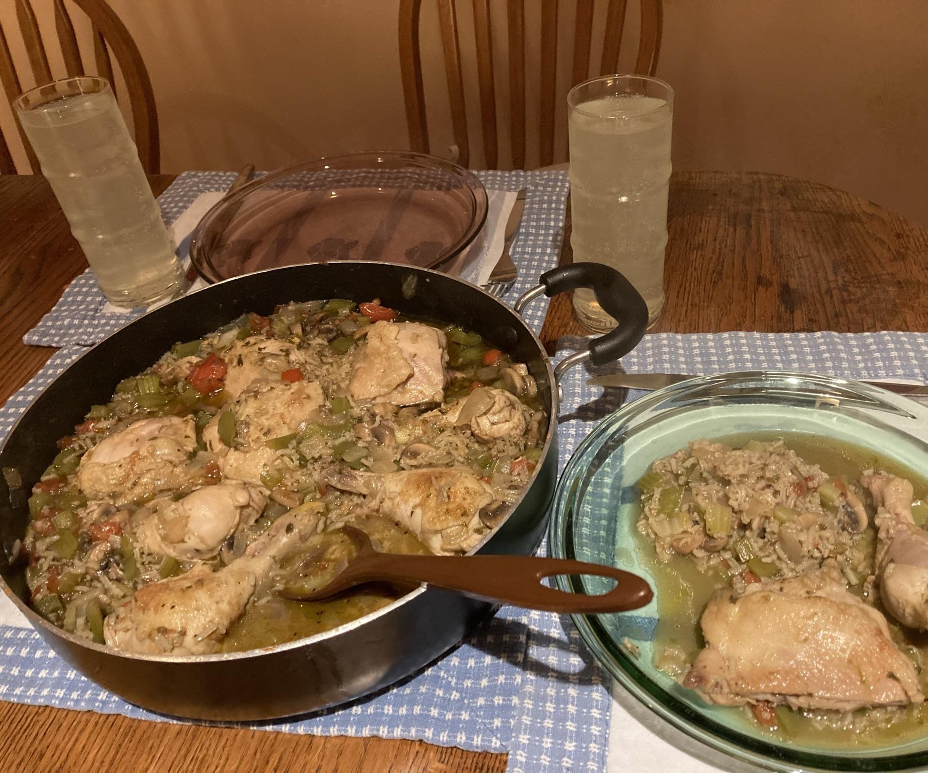 Grandma’s Chicken & Rice in 1 Pot