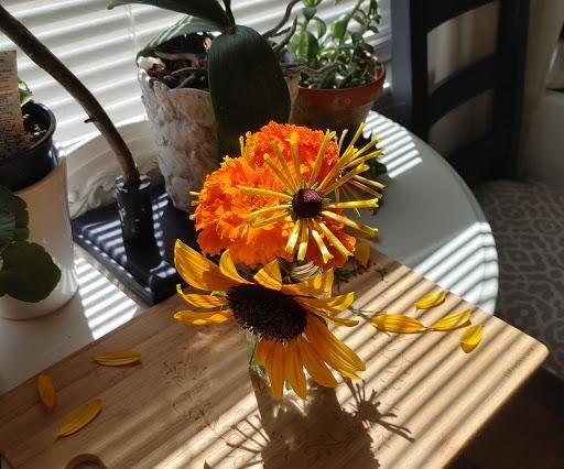Homemade Autumn Flower Bouquet