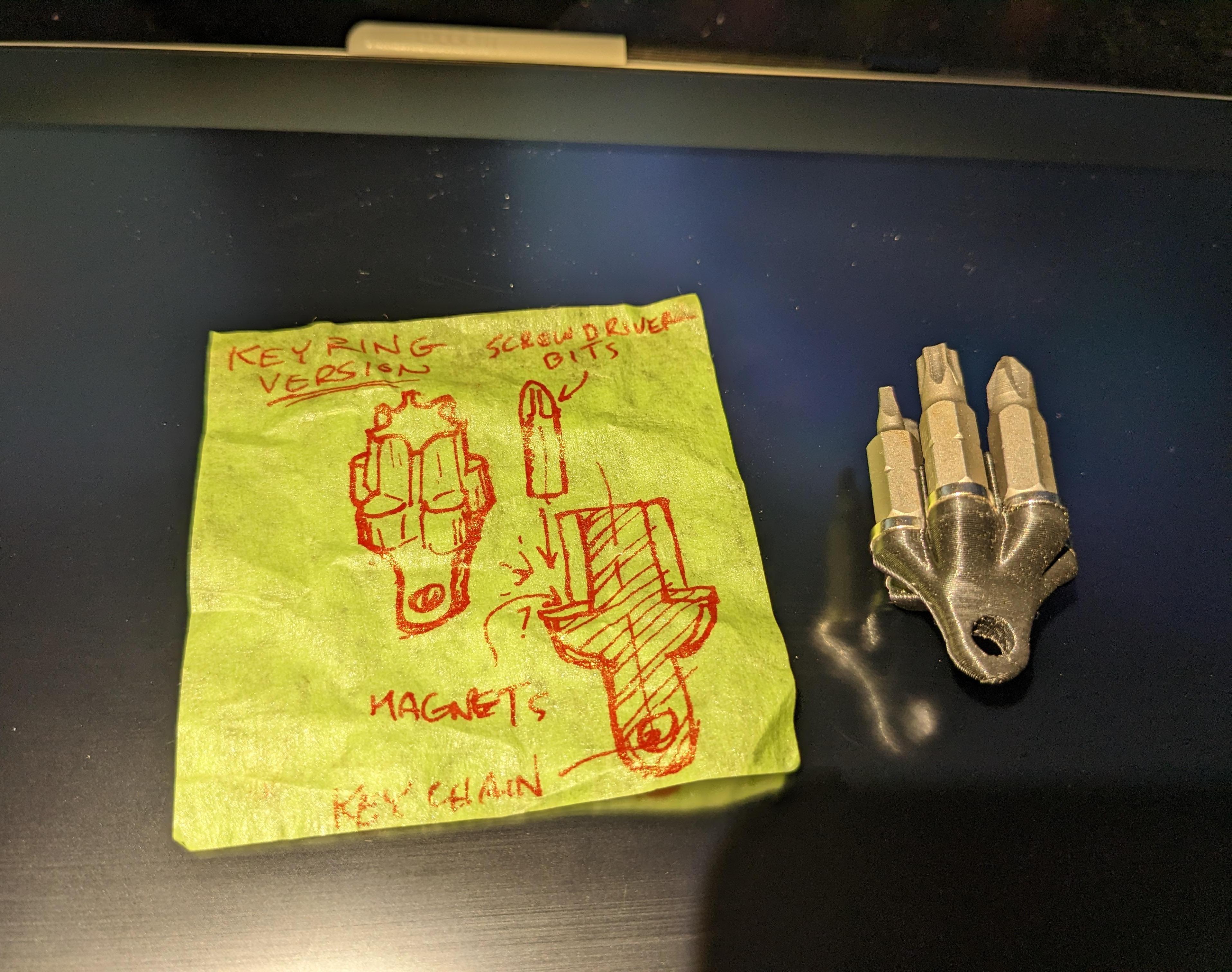 Magnetic Screwdriver Bit Holder.