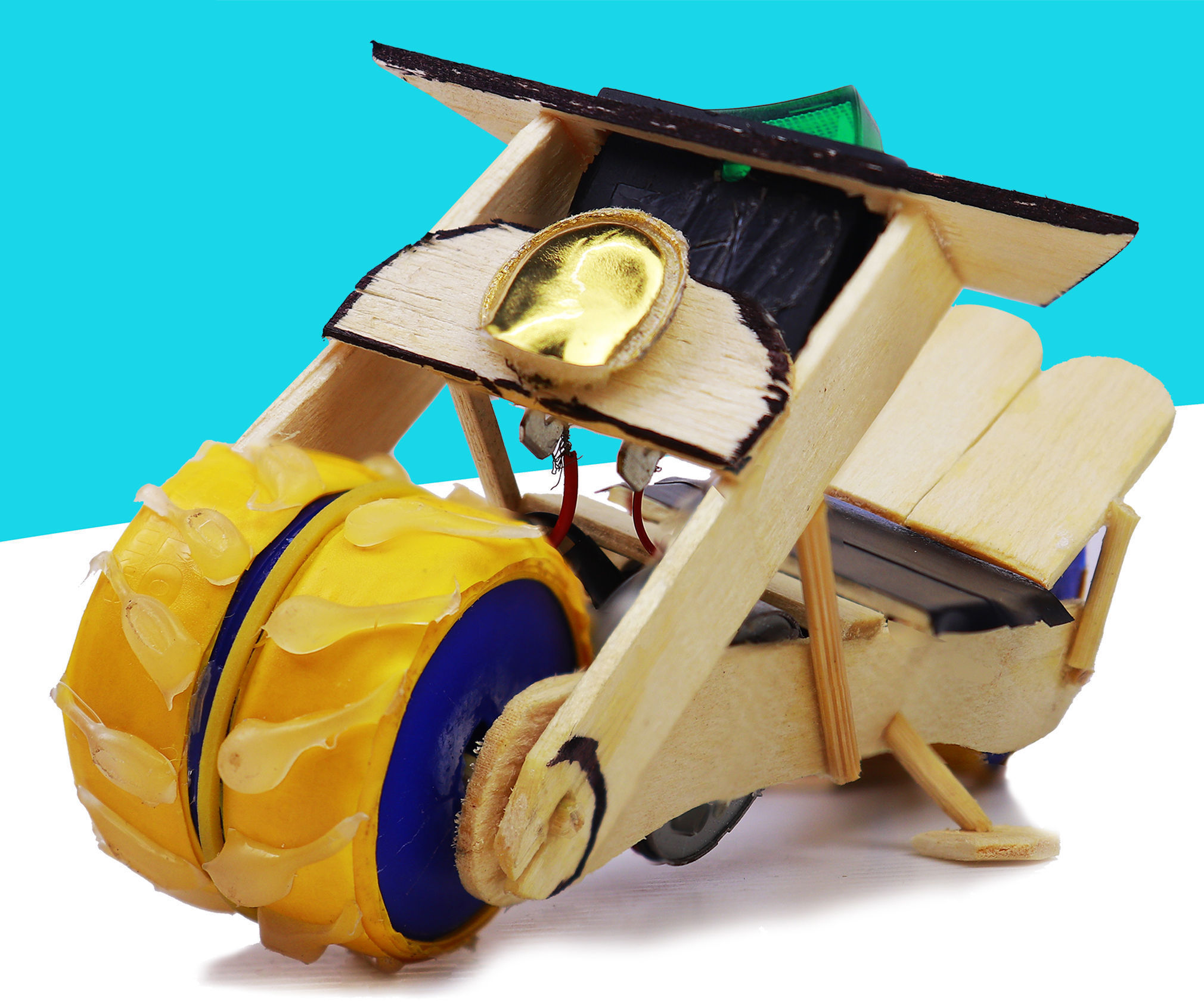 Recycled Motorcycle from Bottle Cap