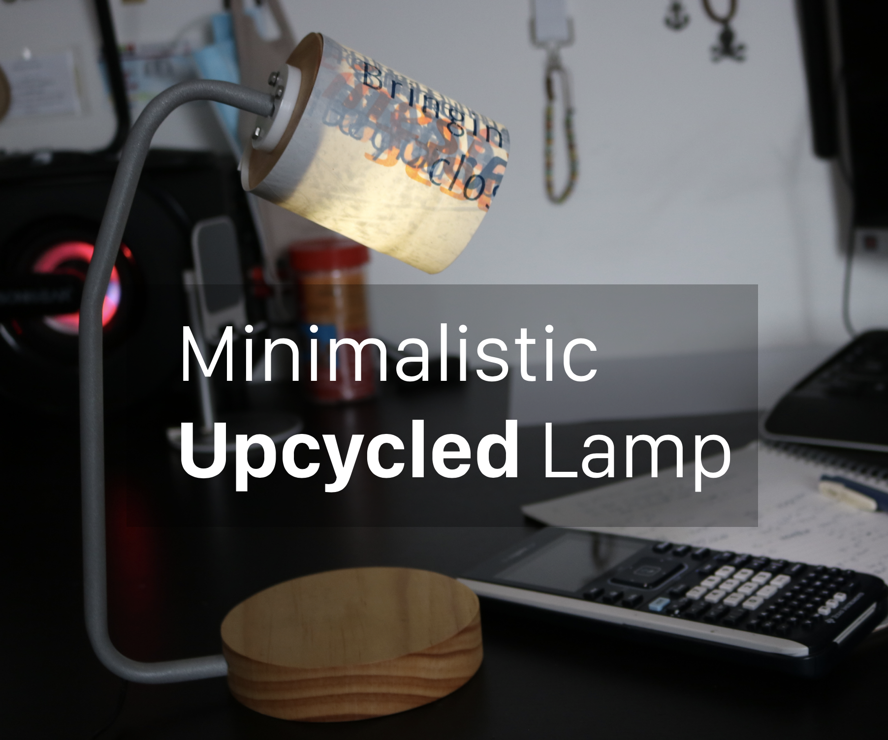 Upcycled Desk Lamp