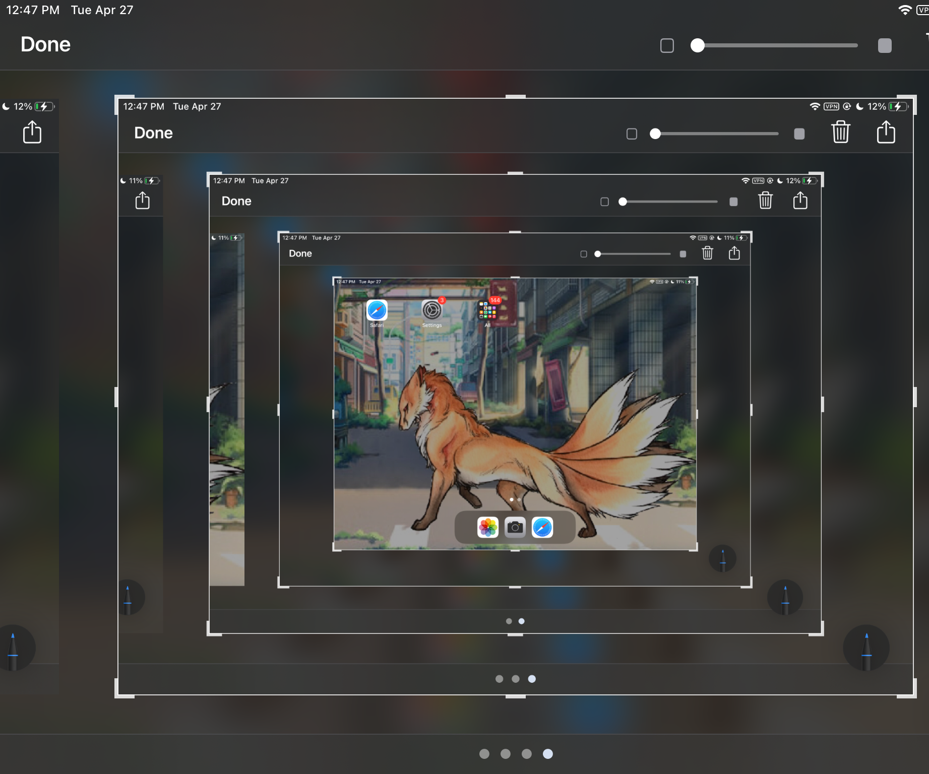 How to Make a Screenshot Illusion on an Apple IPad 