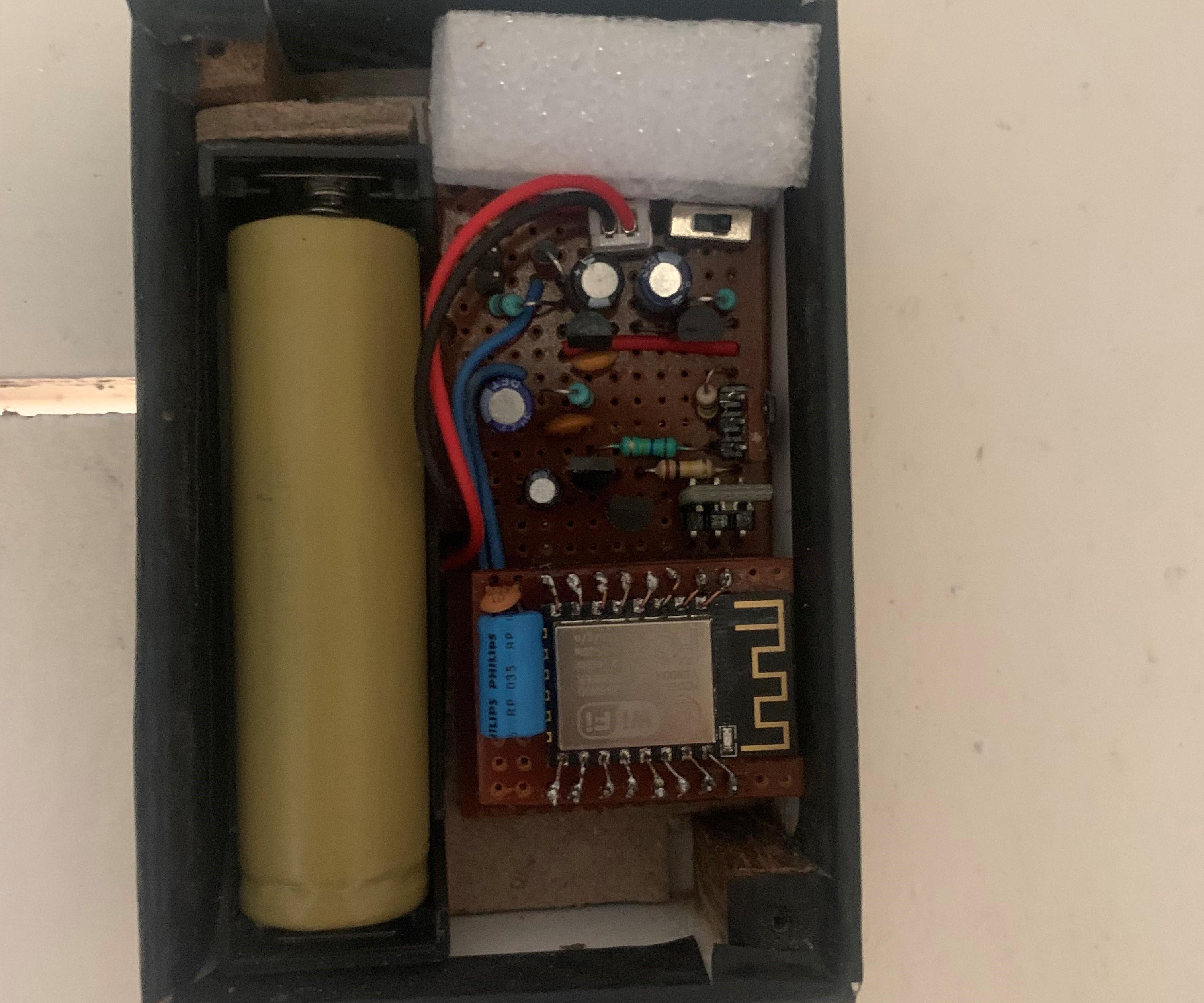 Zero Idle Current/Ultra Fast Contact Sensor - Espnow or WiFi Based