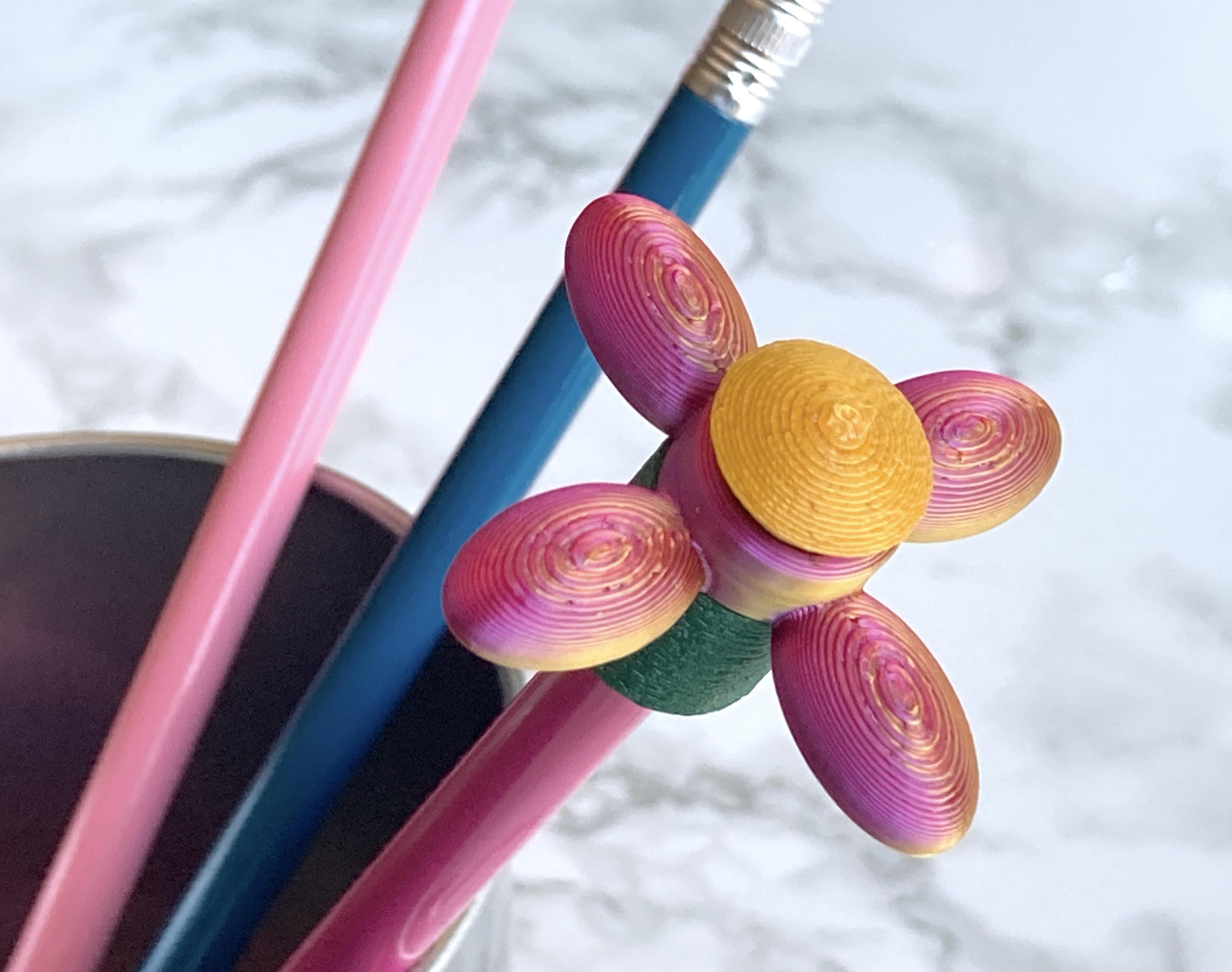 3D Printed Pencil Topper + Fidget Toy