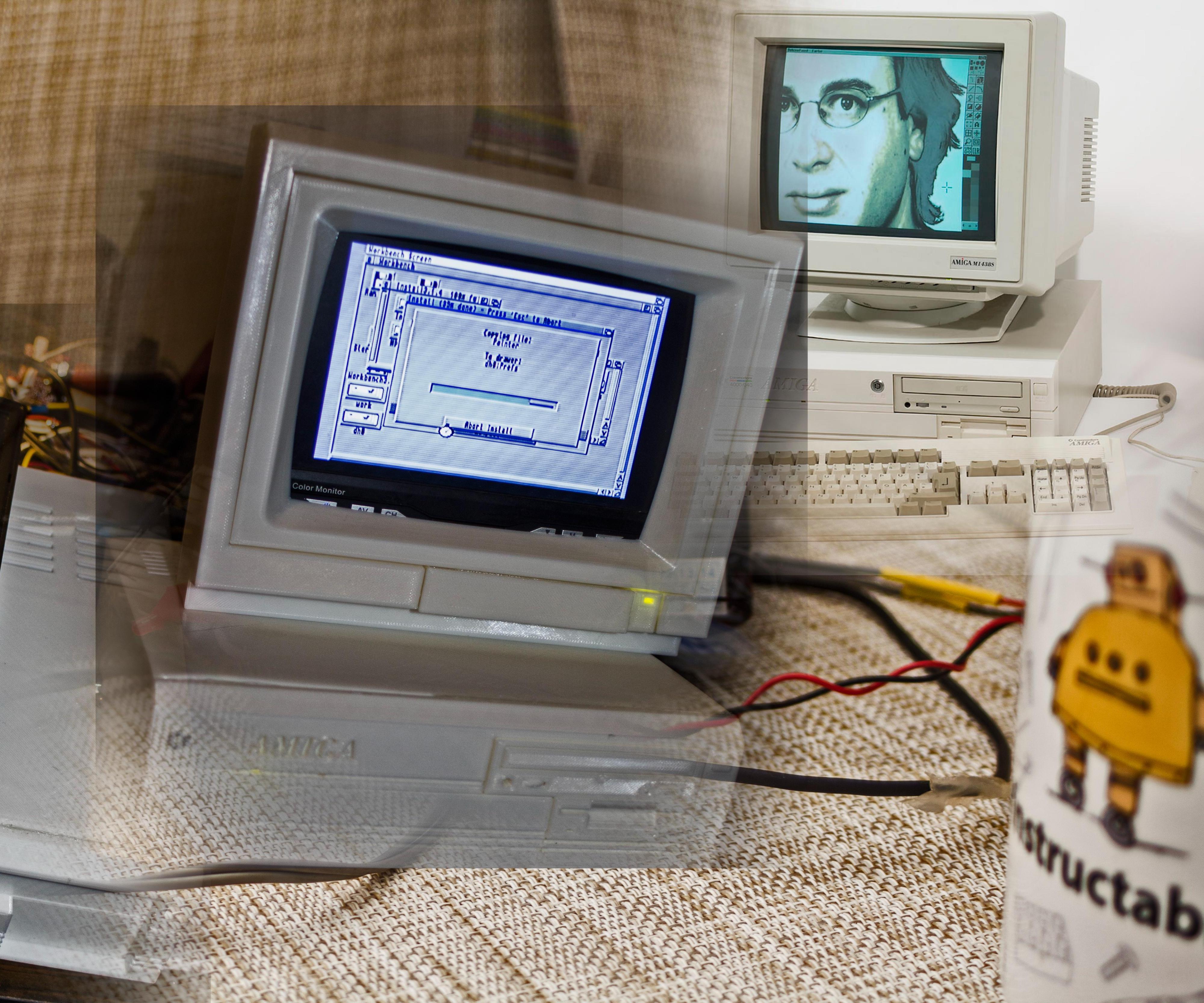 Mini Amiga A4000 (Pi 3b Emulated/3d Printed)